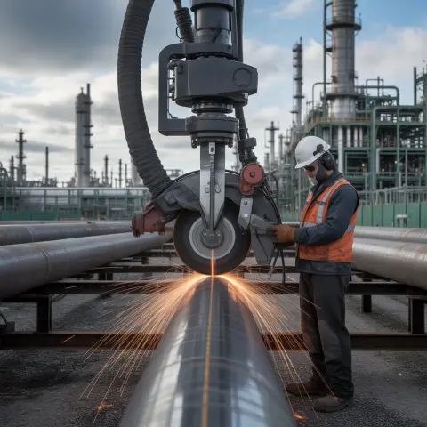 Cold Cutting untuk Pekerjaan Pipa Industri